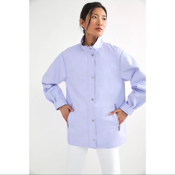 Anthropologie Jackets & Blazers - Anthropologie Lavender Rain Jacket - NWT